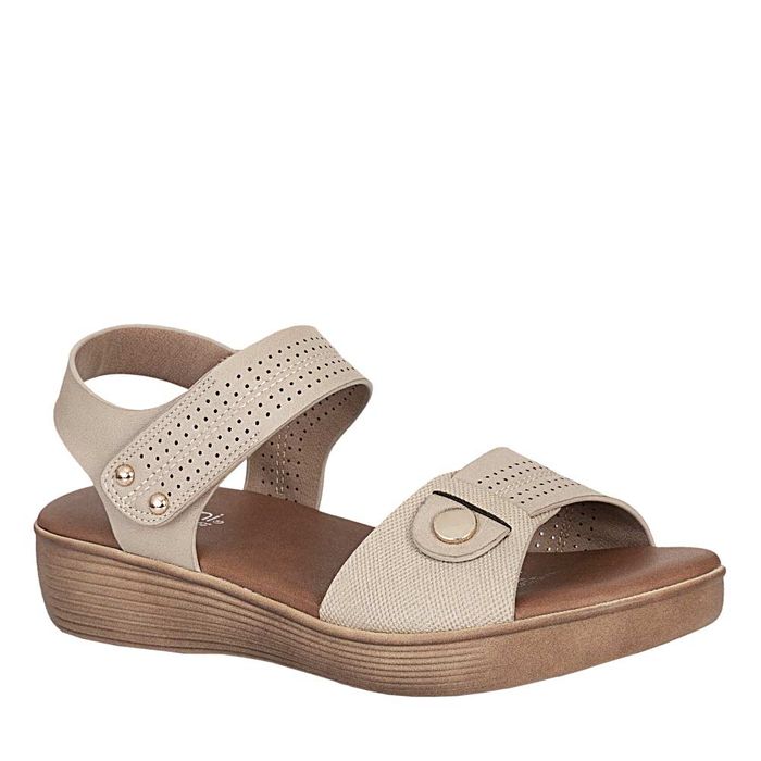 Plataforma de Mujer marca Frattini soft / Sand.3j8979-2
