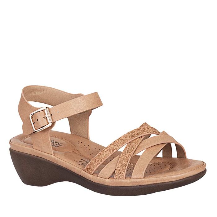 Plataforma de Mujer marca Frattini soft / Sand.3j8530-12