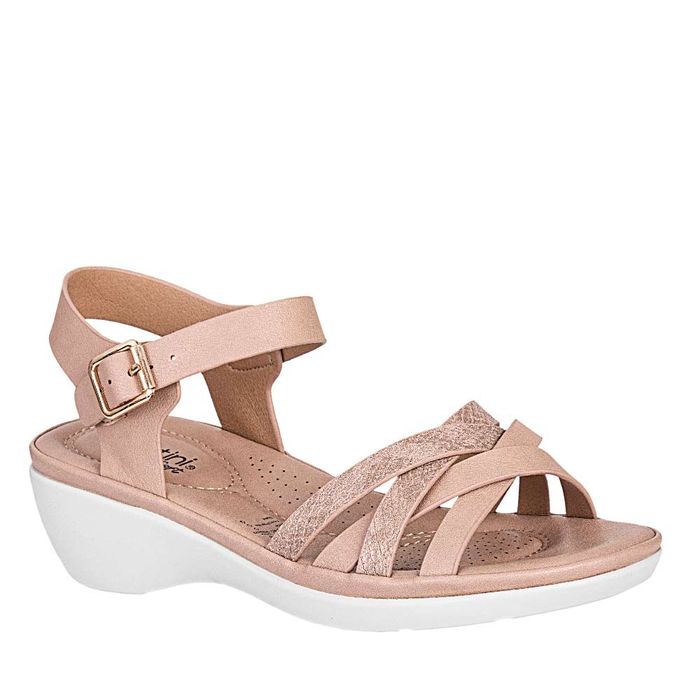 Plataforma de Mujer marca Frattini soft / Sand.3j8530-12
