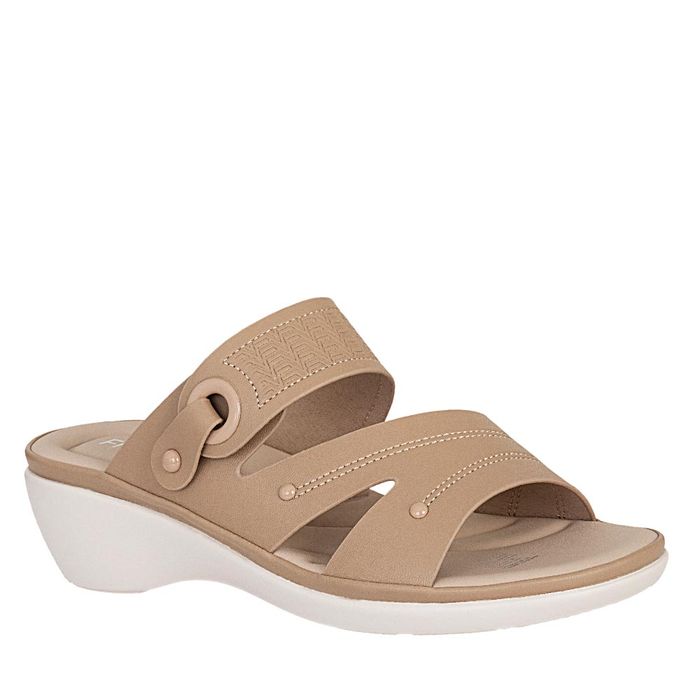 Plataforma de Mujer marca Frattini soft / Sand.3j8530-781