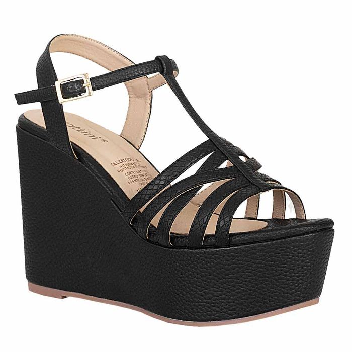 Plataforma de Mujer marca Frattini / Sand.t071