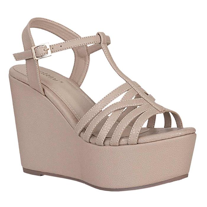 Plataforma de Mujer marca Frattini / Sand.t071