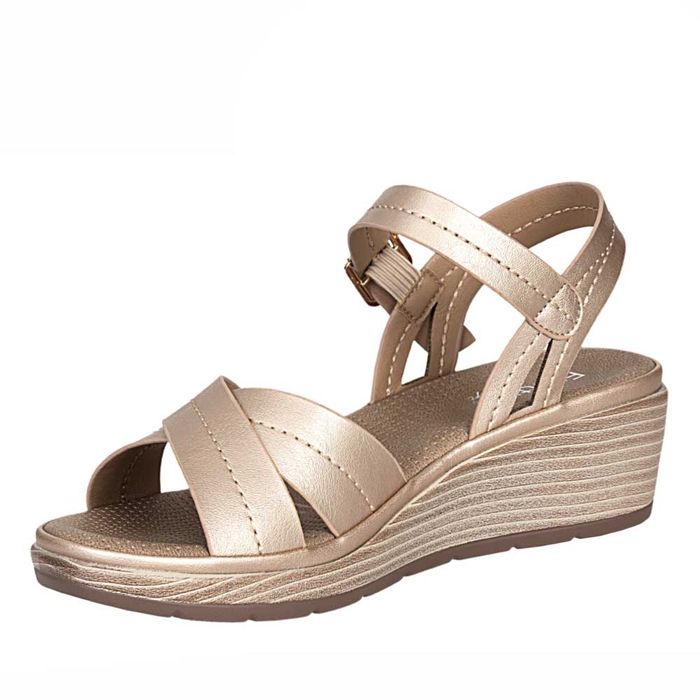 Plataforma de Mujer marca Frattini soft / Sand.3j8877-16