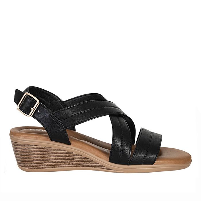 Plataforma de Mujer marca Frattini / Sand.h3t9282-2