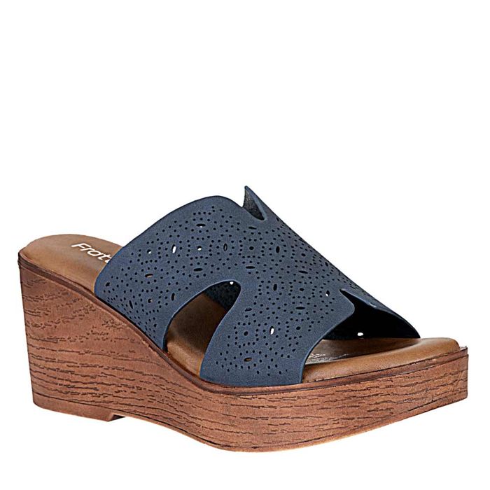 Plataforma de Mujer marca Frattini / Sand.h3t9286-8