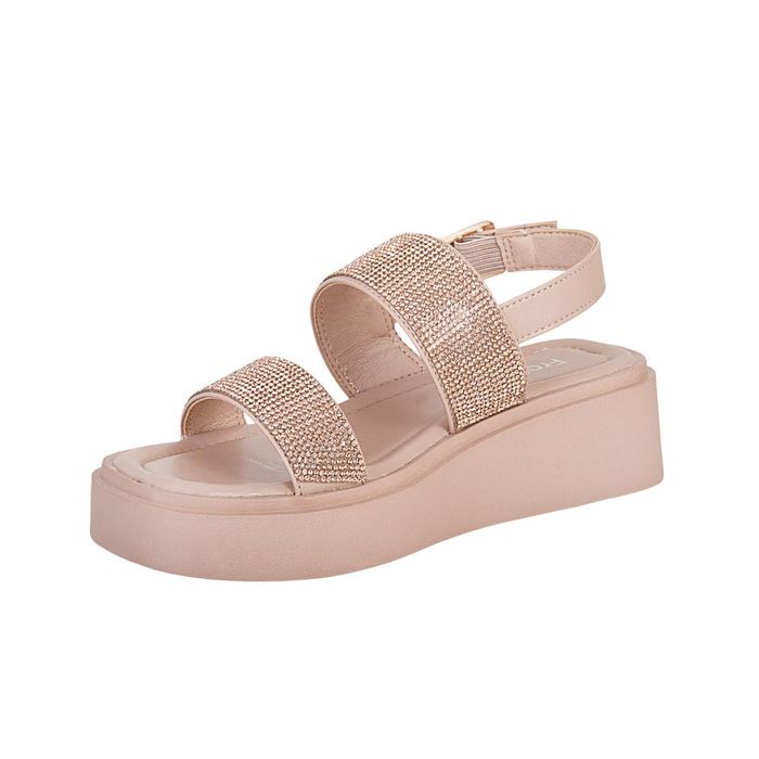 Plataforma de Mujer marca Frattini soft / Sand.b6z8457-11