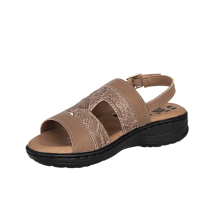 Plataforma de Mujer marca Frattini comfort / Sand.b6t7302-27