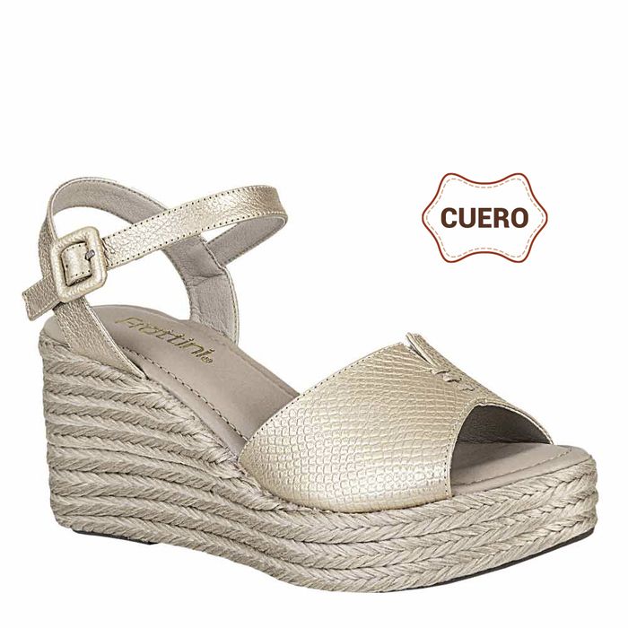Plataforma de Mujer marca Frattini / Sand.c2401
