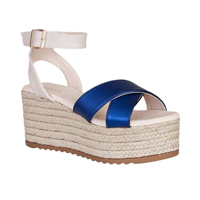 Plataforma de Mujer marca Frattini / Sand.b6z8299-8