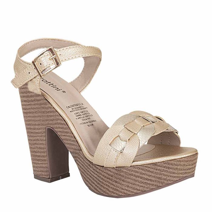 Plataforma de Mujer marca Frattini / Sand.t060