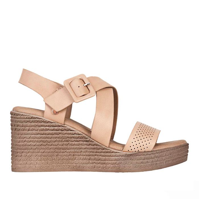 Plataforma de Mujer marca Frattini / Sand.h3t9281-1