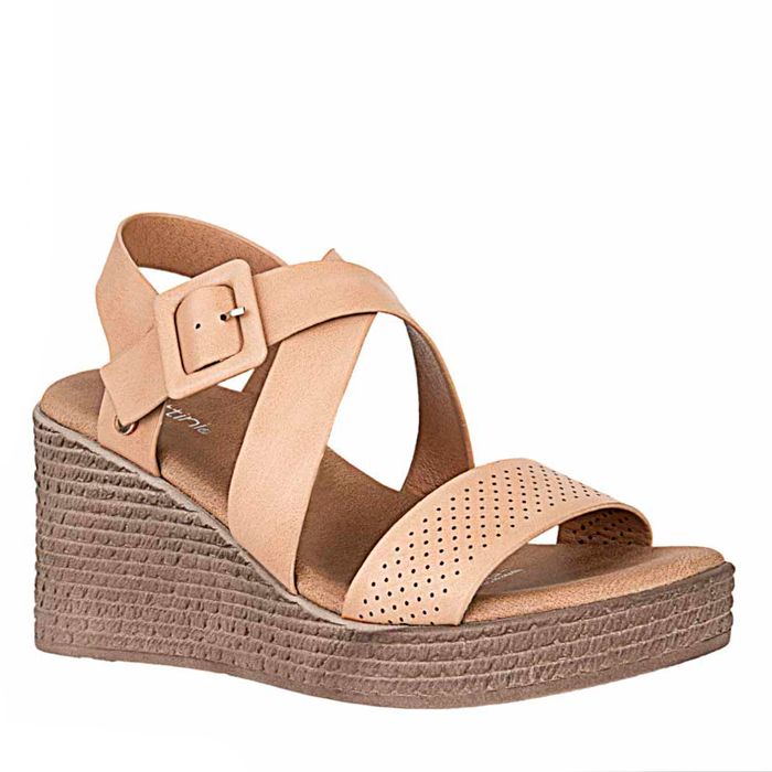 Plataforma de Mujer marca Frattini / Sand.h3t9281-1