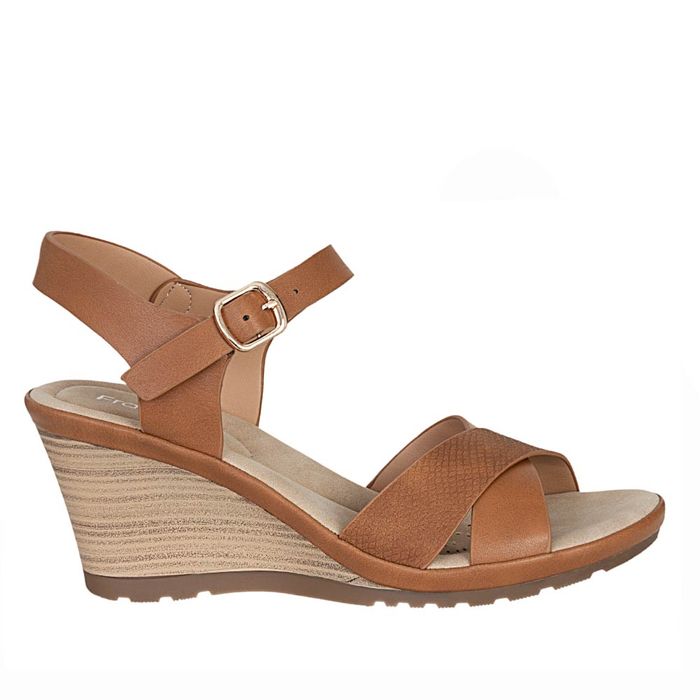 Plataforma de Mujer marca Frattini / Sand.3j9285-4