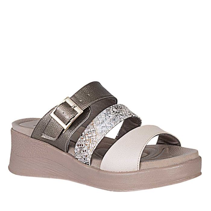 Plataforma de Mujer marca Frattini soft / Sand.f2093