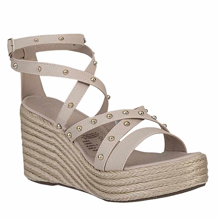 Plataforma de Mujer marca Frattini / Sand.f10