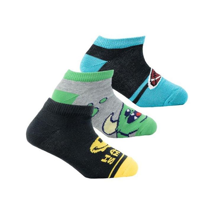 Medias de Niño marca Throwing / Acc.calcetín happy 25a pack 3