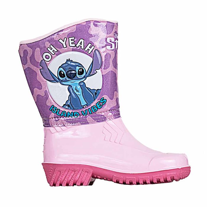 Bota/botin de Niñas marca Disney / Bota yanel stitch rosado fucsi (dt8609e)