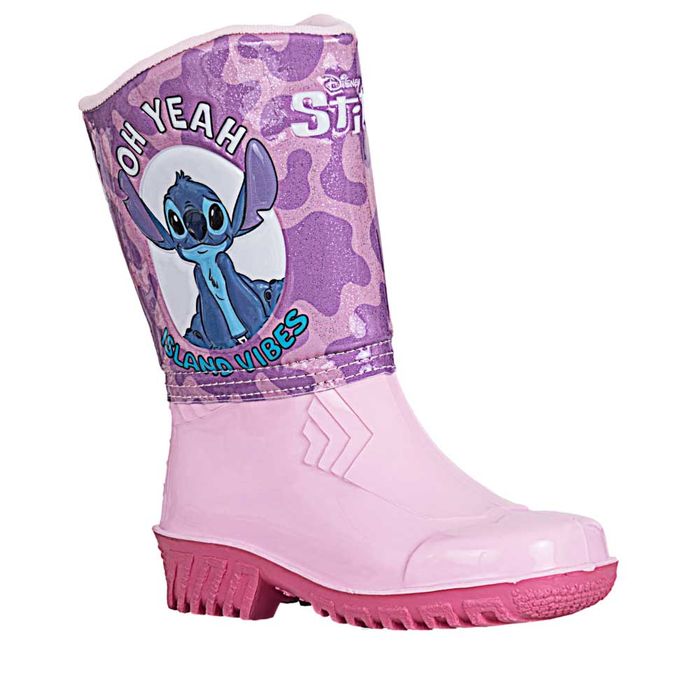 Bota/botin de Niñas marca Disney / Bota yanel stitch rosado fucsi (dt8609e)
