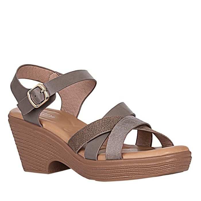 Plataforma de Mujer marca Frattini / Sand.3j9351-5