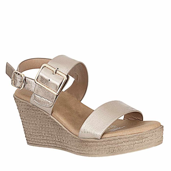 Plataforma de Mujer marca Frattini / Sand.h3t9093-10