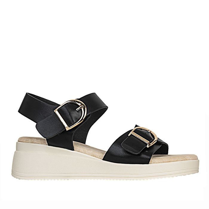 Plataforma de Mujer marca Frattini / Sand.h3t9546-5