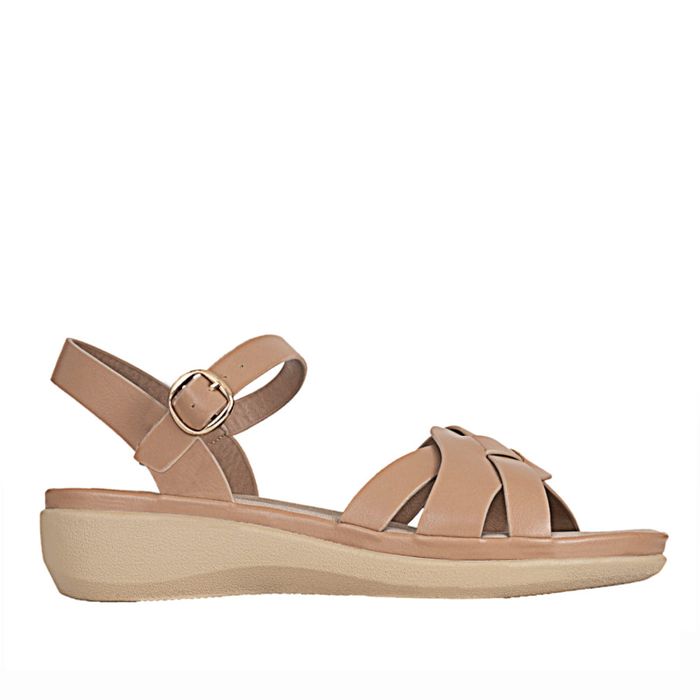 Plataforma de Mujer marca Frattini soft / Sand.h3t9094-18