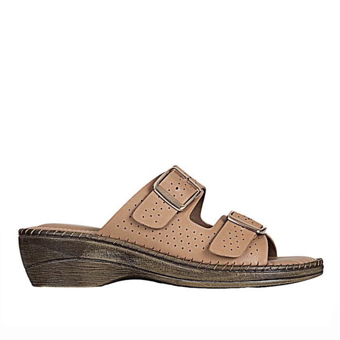 Plataforma de Mujer marca Frattini comfort / Sand.h3t9287-2