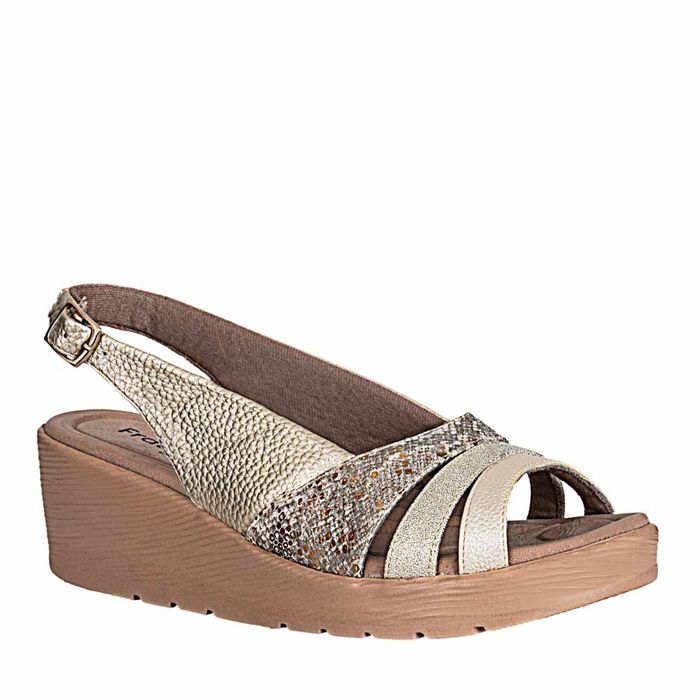 Plataforma de Mujer marca Frattini soft / Sand.v-2101