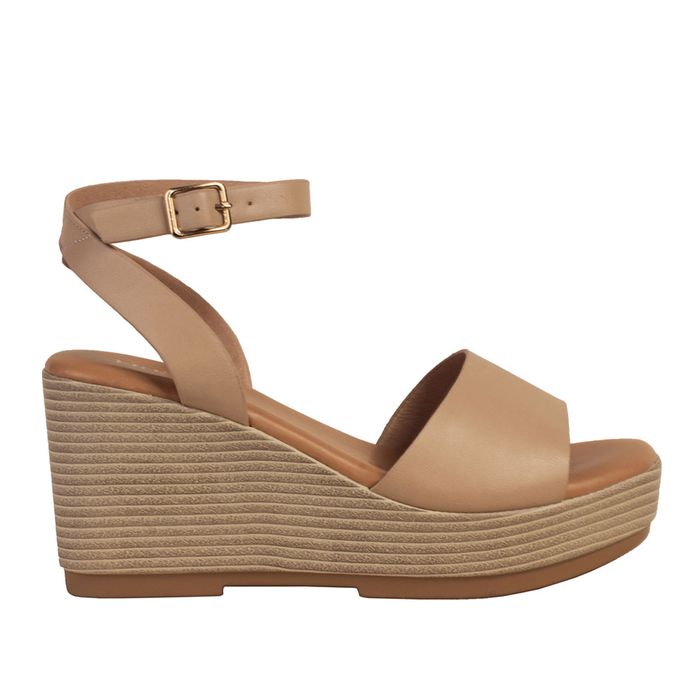 Plataforma de Mujer marca Frattini / Sand.h3t9335-3