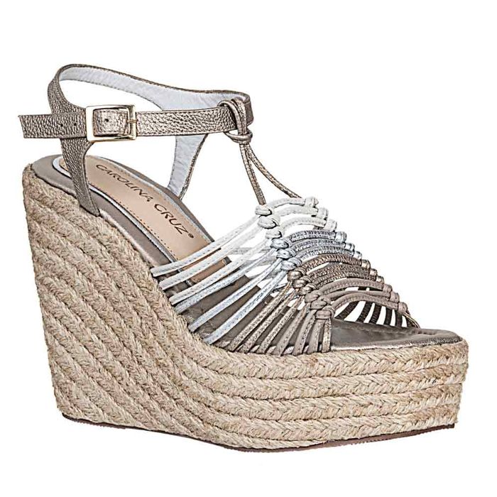 Plataforma Casual de Mujer carolina cruz Sand.m-4283