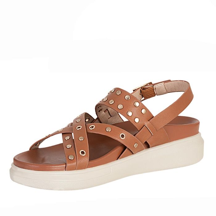 Plataforma Casual de Mujer frattini soft Sand.3j8296-161
