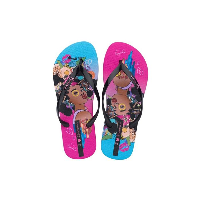 Sandalia Beach de Mujer ipanema  83814c  graffiti v (bn516)