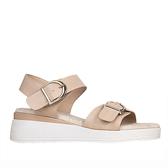 Plataforma Casual de Mujer frattini Sand.h3t9546-5