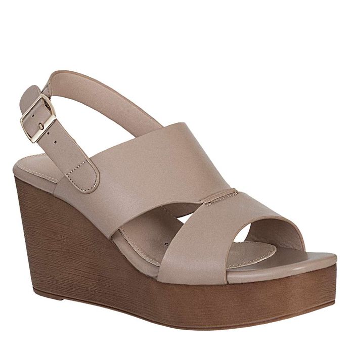 Plataforma Casual de Mujer frattini Sand.3t3719a-1
