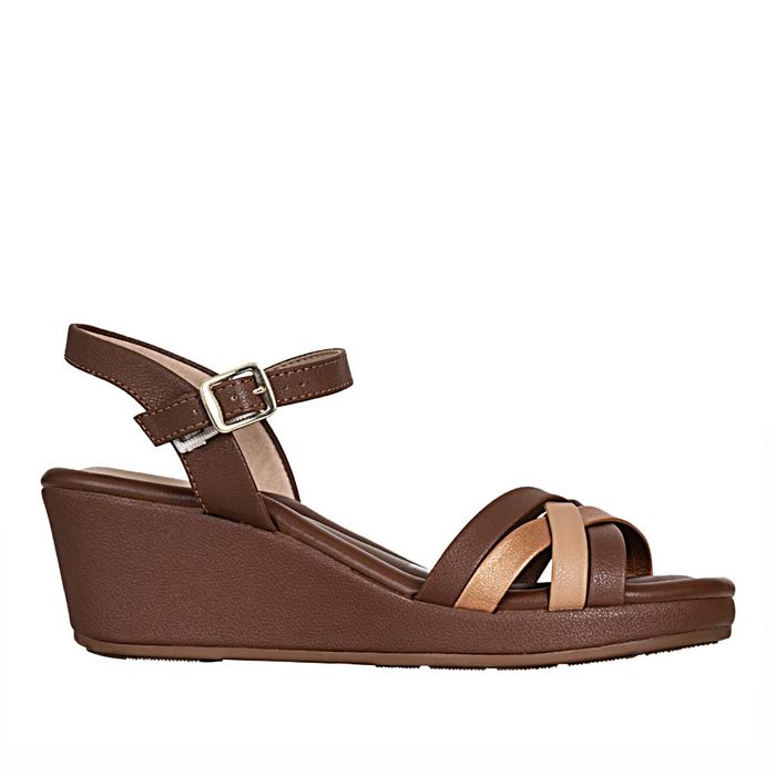 Plataforma Casual de Mujer frattini Sand.7216104