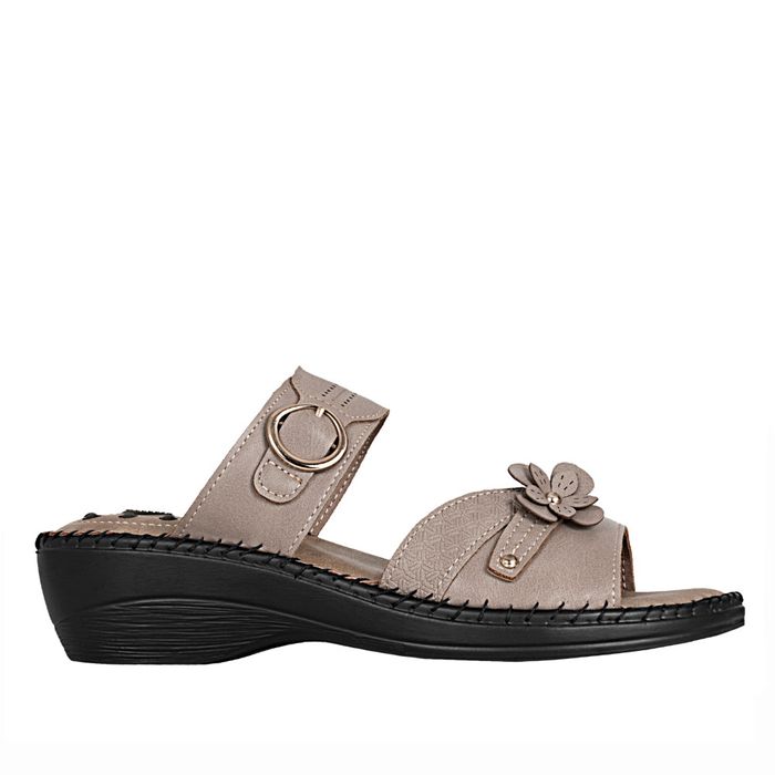 Plataforma Casual de Mujer frattini comfort Sand.3j7666-31