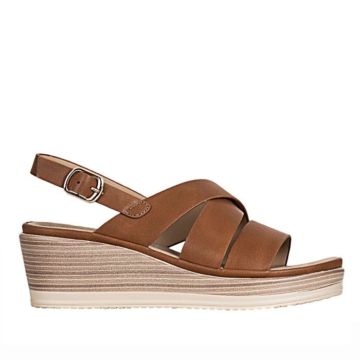 Plataforma Casual de Mujer frattini Sand.3j9090-7