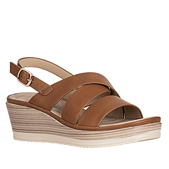 Plataforma Casual de Mujer frattini Sand.3j9090-7