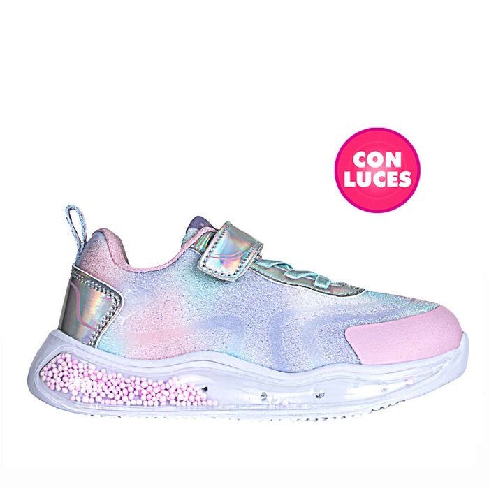 Tenis Casual de Niñas gumball  xia luces 1-25-2 inf fem