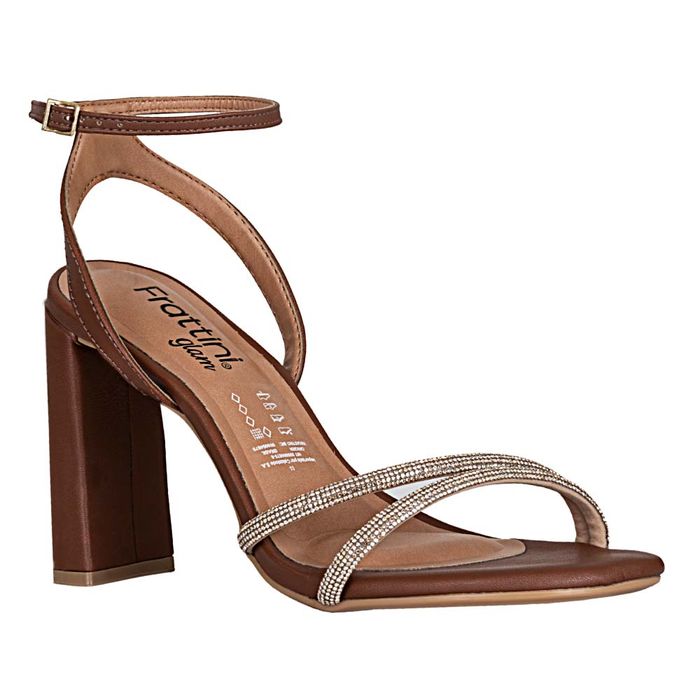 Sandalia tacon Casual de Mujer frattini glam 6550104