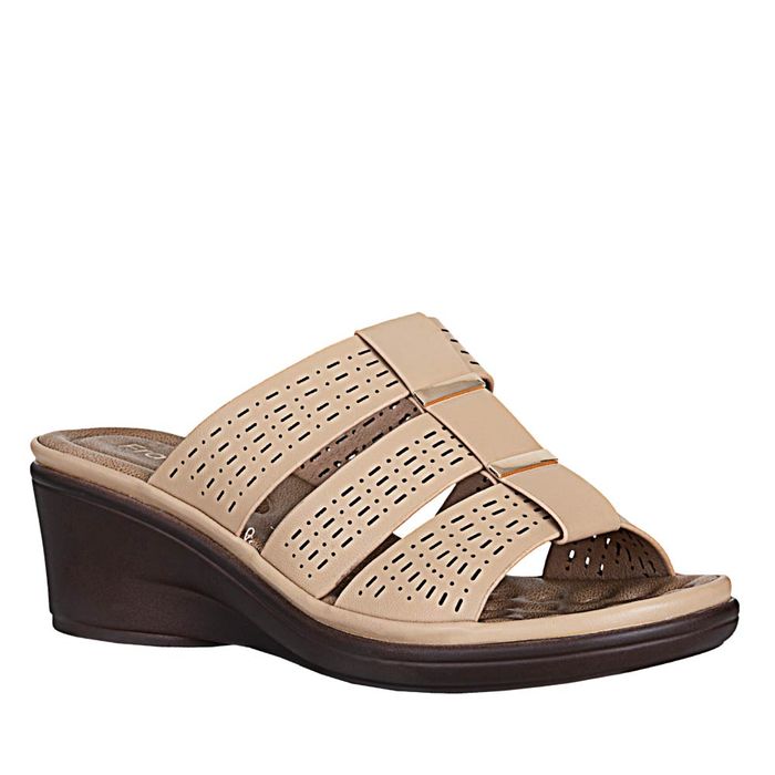 Plataforma Casual de Mujer frattini soft Sand.3j8977-a18