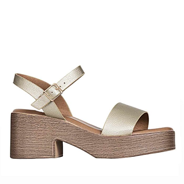 Plataforma Casual de Mujer frattini Sand.6z9556-7