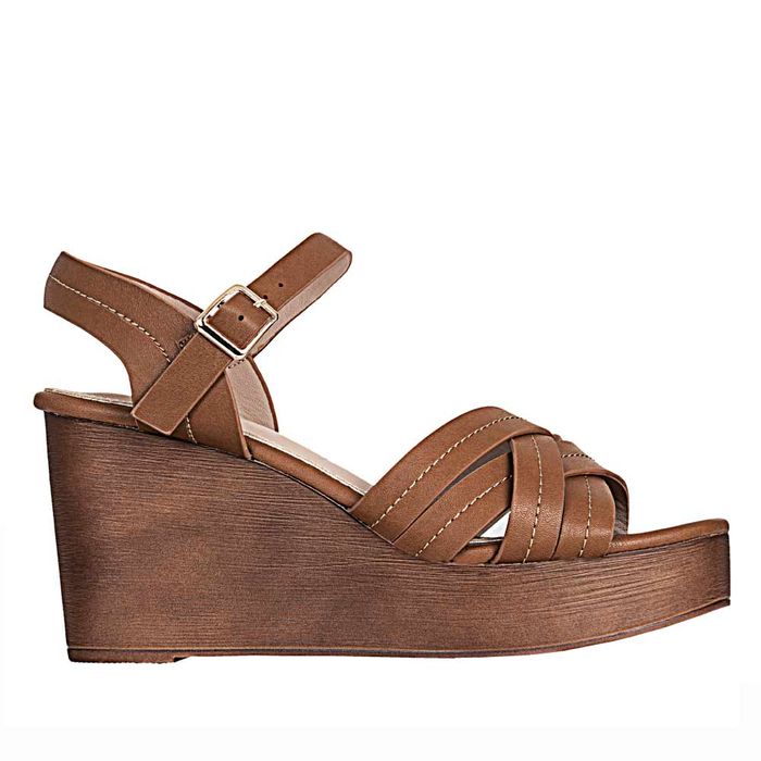 Plataforma Casual de Mujer frattini Sand.fra-01