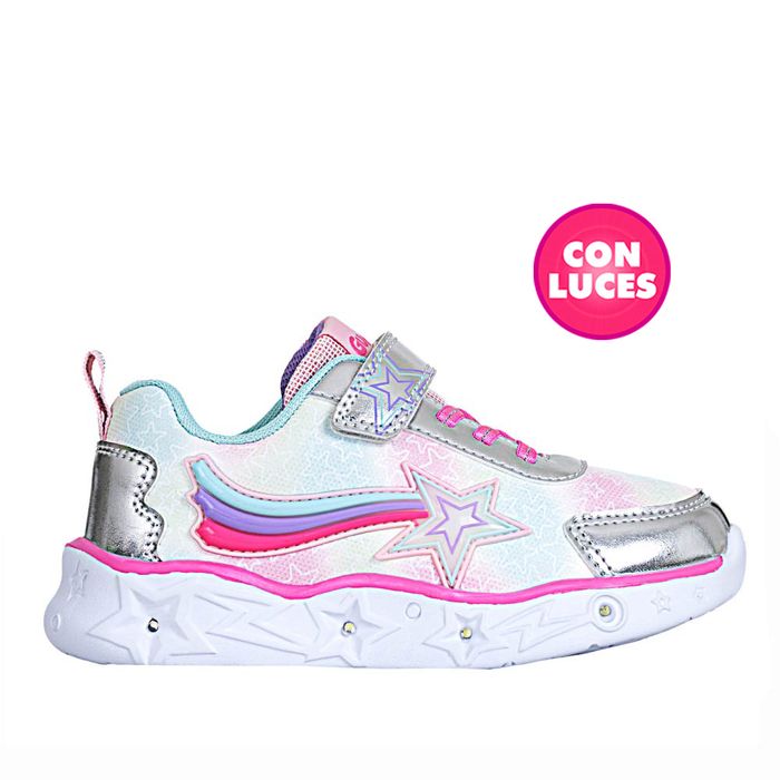 Tenis Casual de Niñas gumball  xia luces 3-25-2 inf fem