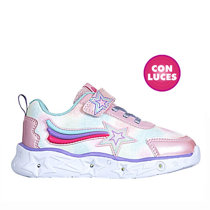 Tenis Casual de Niñas gumball  xia luces 3-25-2 inf fem