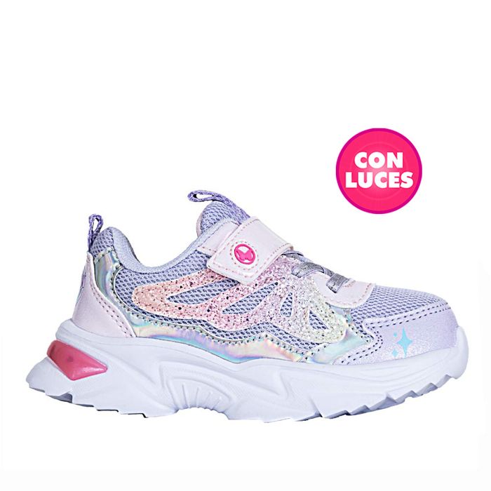 Tenis Casual de Niñas gumball  xia luces 4-25-2 inf fem