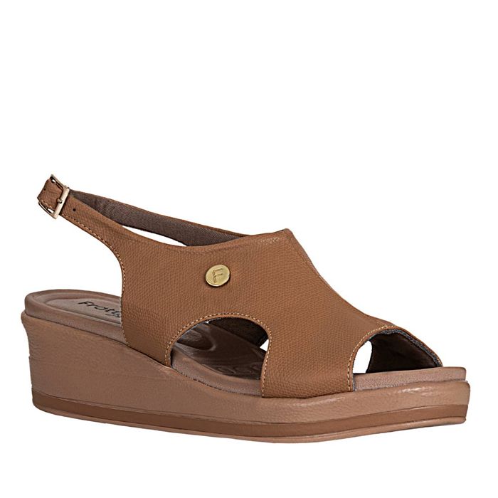 Plataforma Casual de Mujer frattini soft Sand.a-6346