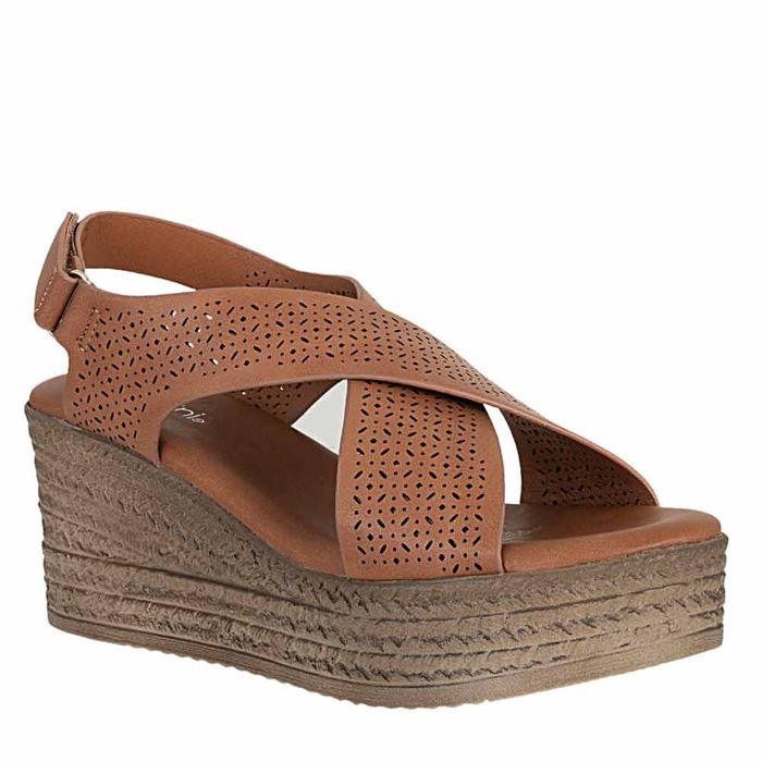 Plataforma Casual de Mujer frattini Sand.6t7764-v16