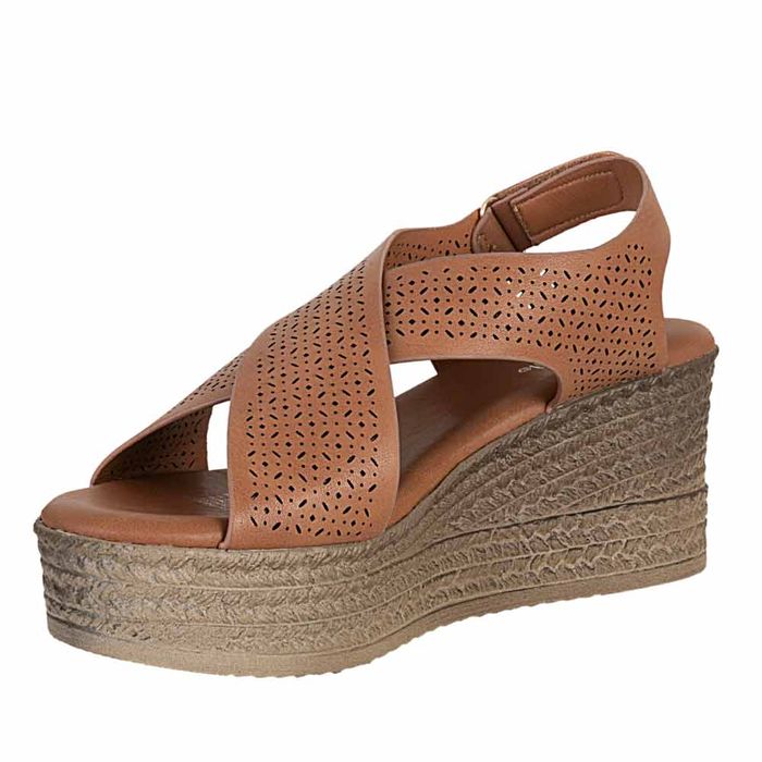 Plataforma Casual de Mujer frattini Sand.6t7764-v16