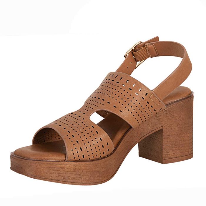 Plataforma Casual de Mujer frattini Sand.3t8954-1